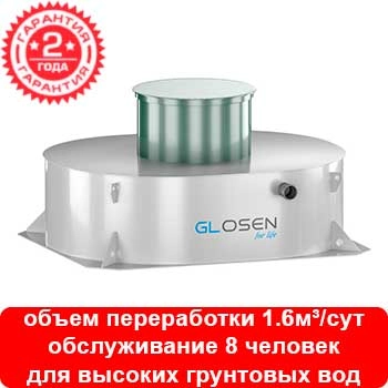Установка глубокой биологической очистки Glosen 8С мини
