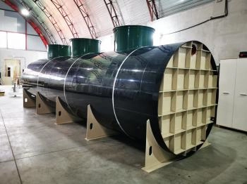 Пластиковая емкость для воды 3,2*14,5 м (подземная, горизонтальная,техническая)