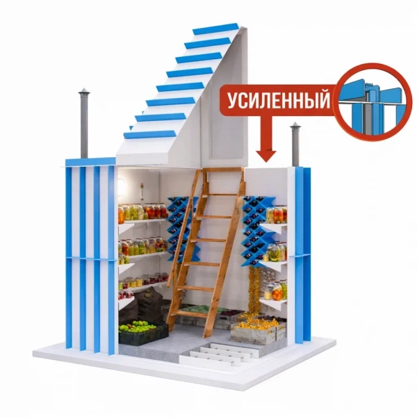 Пластиковый погреб ГудВей Оптиум 1,5 *1,5м